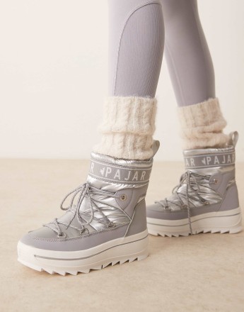 Pajar Galaxy snow boots in silver