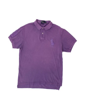 Vintage Polo Ralph Lauren Graphic Polo Shirt XL In Purple
